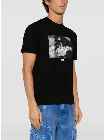 T-SHIRT CRYSTAL GRILLZ, 001 BLACK, small