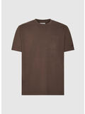 T-SHIRT BAKEWELL, 00125L PIQUET 18H DARK BROWN, thumb