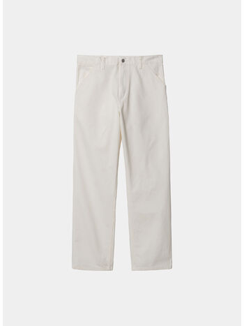 PANTALONE SINGLE KNEE, 35002 OFF-WHITE RINSED, small