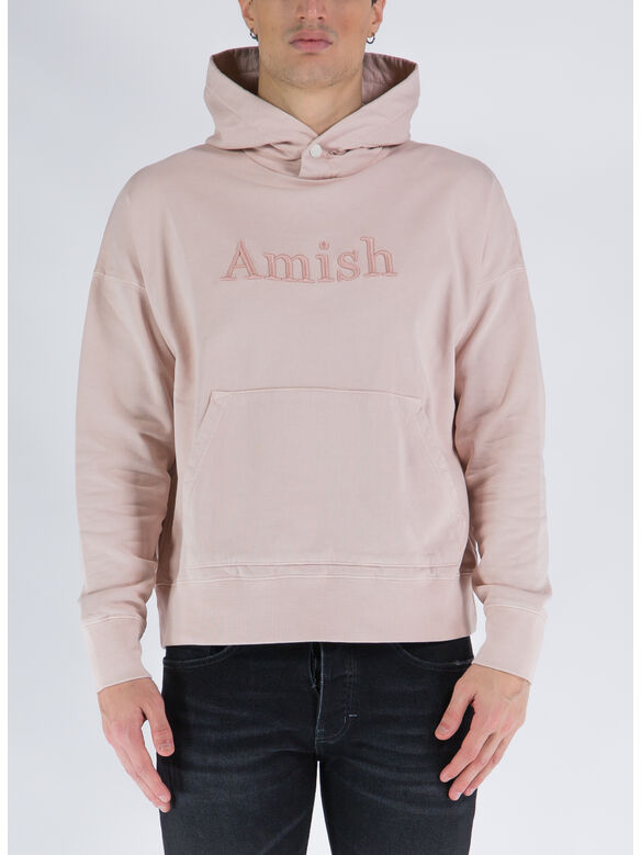 FELPA CON CAPPUCCIO LIGHT WASH, AR7 BLUSH PINK, medium