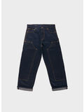 JEANS CANDIANI SELVEDGE DENIM DOUBLE KNEE, 126 DENIMBLU/BLU, thumb