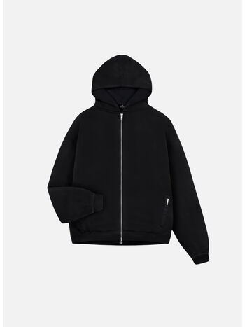 FELPA INITIAL BOXY OVERSIZED ZIP THROUGH, , small