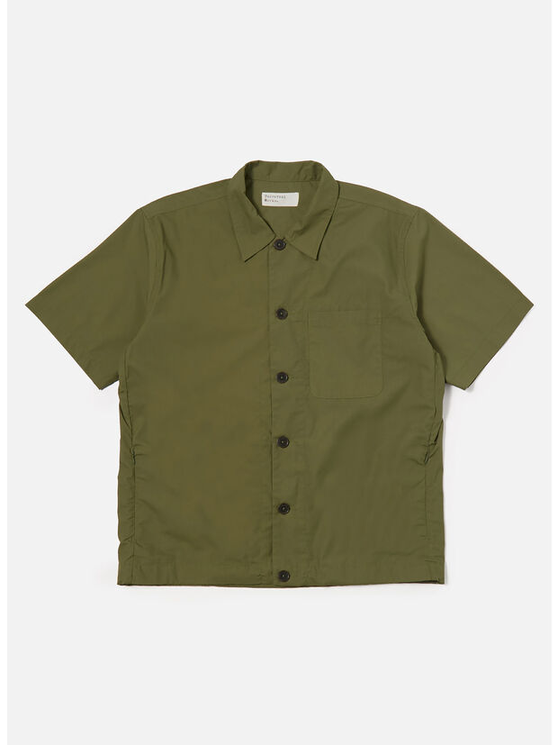 CAMICIA TECH OVERSHIRT, OLIVE, large