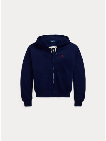 FELPA HOODIE FULL ZIP, CRUISE NAVY, small