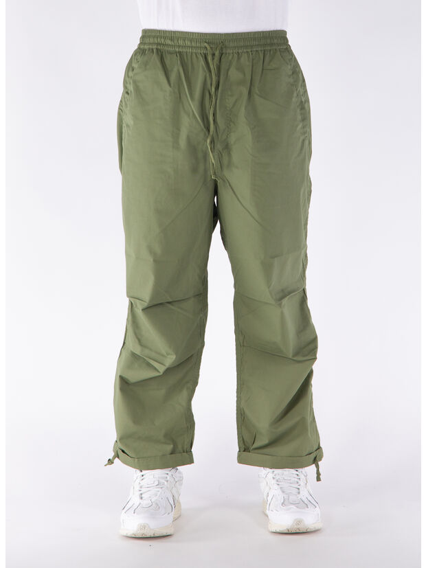 PANTALONE PARACHUTE, OLIVE, large