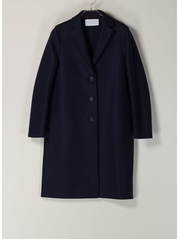 CAPPOTTO LUNGO BOTTONI, 358NAVY, large