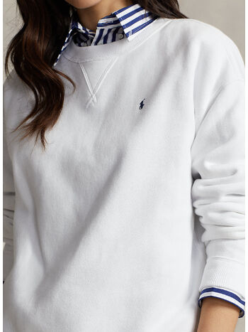 FELPA CREWNECK, WHITE, small
