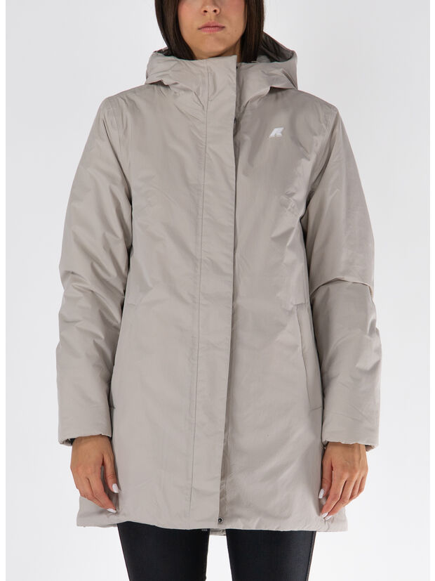 GIACCA SOPHIE SOFT TOUCH MARMOTTA, ATY BEIGE G-GREY B, large