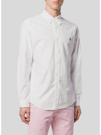 CAMICIA OXFORD, WHITE, small