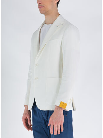 GIACCA MONTECARLO MONOPETTO, EX848 BIANCO, small