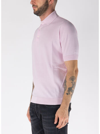 POLO IN MAGLIA A MANICHE CORTE, 400, small