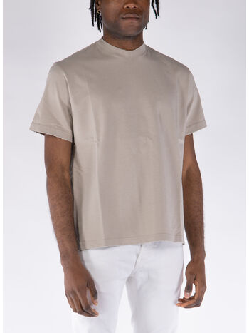 T-SHIRT GIROCOLLO, 10 SAND, small