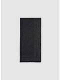 PASHMINA IN JACQUARD LUREX CON LOGO, 110 NERO, thumb