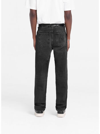 JEANS R2 STRAIGHT LEG, 01 BLACK, small