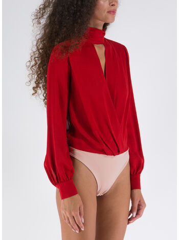 CAMICIA BODY CON CHARMS SULLA SCHIENA, AU2 RED VELVET, small