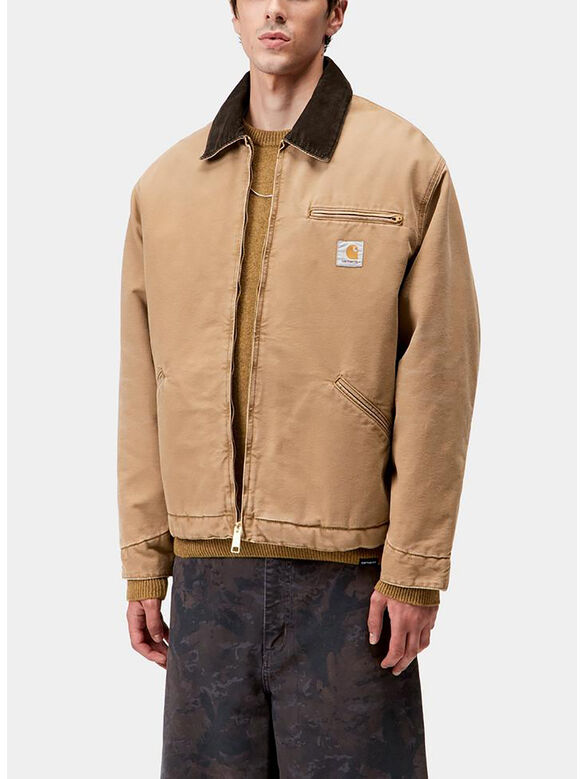 GIUBBOTTO OG DETROIT, 00S4O HAMILTON BROWN/TOBACCO STONE CANVAS, medium
