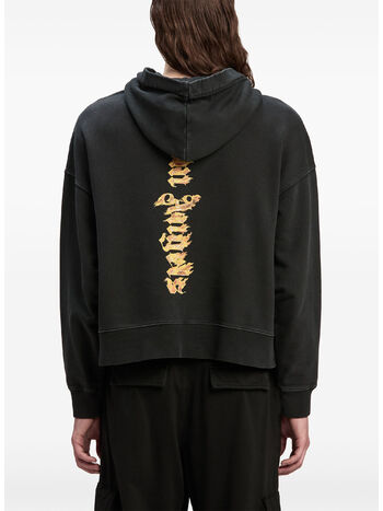FELPA HOODY BURNING PALM, 1076 BLACK/GOLD, small