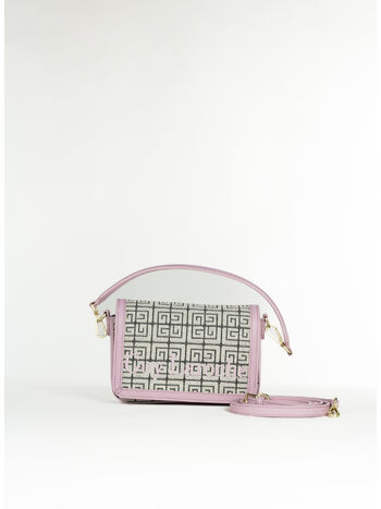 BORSA FLAP AGNES, H JAQUARD PINK, small