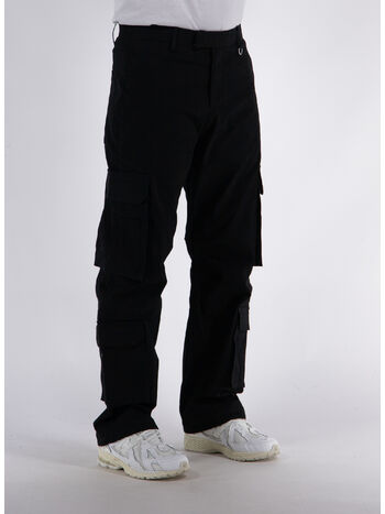 PANTALONE CARGO, 01 BLACK, small