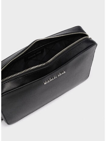 BORSA A TRACOLLA JET SET, 001 BLACK, small