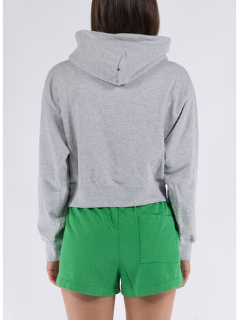 FELPA SR SPORT CROPPED, Heather Gray, small