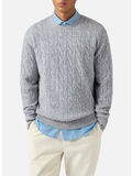 MAGLIONE REGENT BRAID WOOL, 00035I 15MLLIGHTMELANGE, thumb