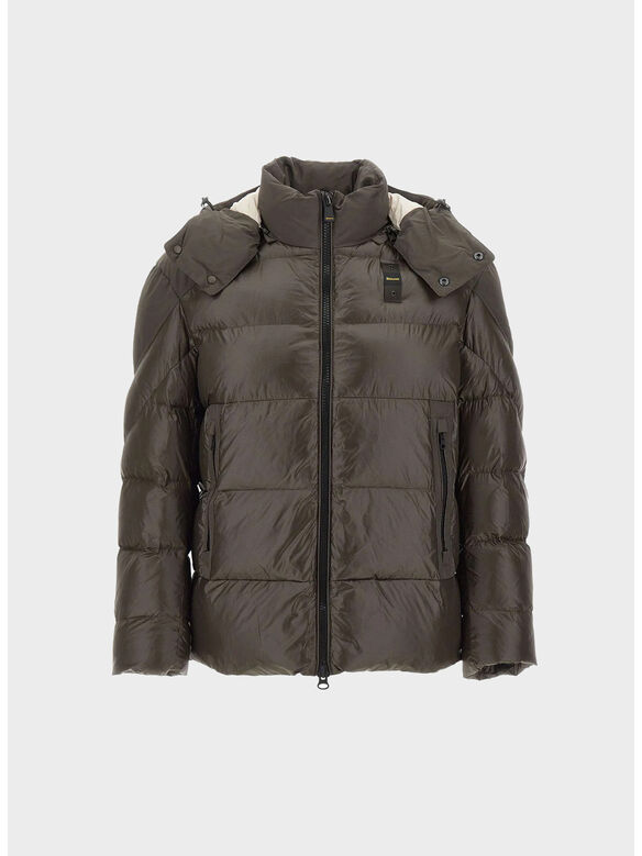 GIUBBOTTO KIERNAN, 382EB  MARRONE SCURO int. GRIGIO NEBBIA, medium