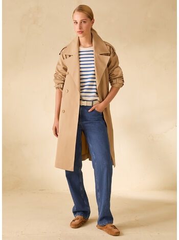 TRENCH PBBVETTURA, 001 CAMMELLO, small