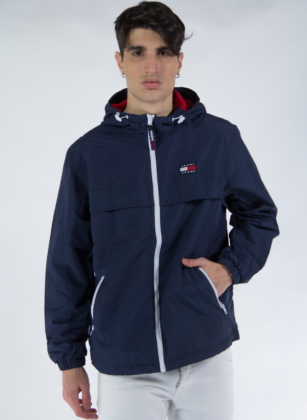 TOMMY HILFIGER GIACCA A VENTO CHICAGO Blu Uomo | Selecteur