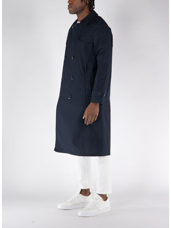 TRENCH FREE GABARDINA, 05 BLU NAVY, small