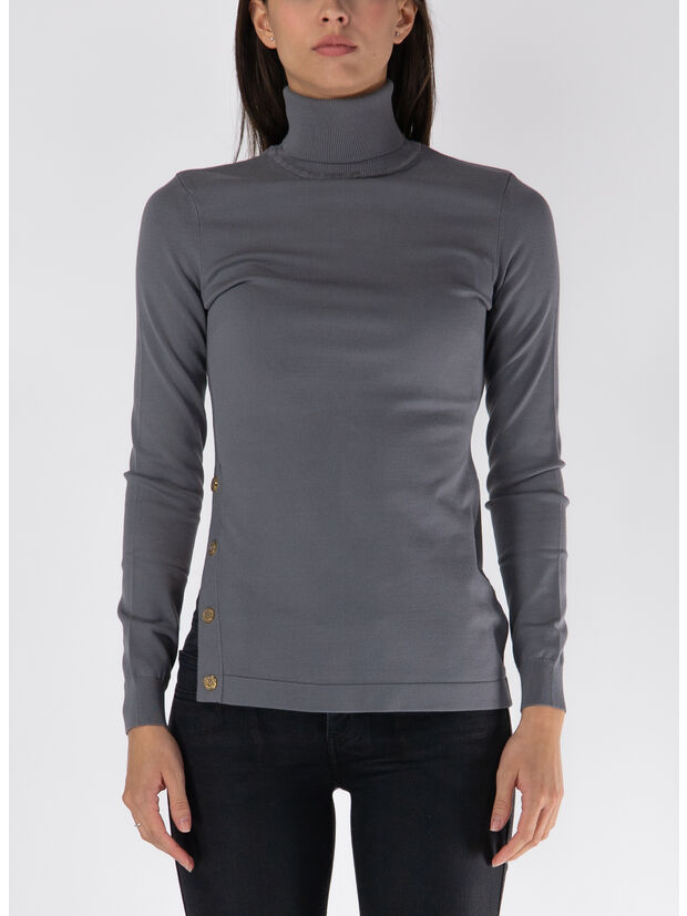 MAGLIONE CON BOTTONI DECORATIVI, , large