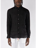 CAMICIA PAMPLONA LINEN, 01949H 00 BLACK VINTAGE, thumb