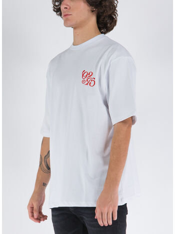 T-SHIRT CON STAMPA POSTERIORE, V3 BIANCO, small