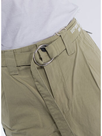 PANTALONE TONE ON TONE SLOGAN E KAMON, BEIGE BEIGE, small