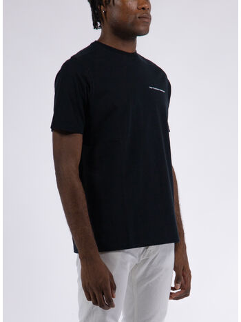 T-SHIRT LOGO, BLACK/WHITE, small