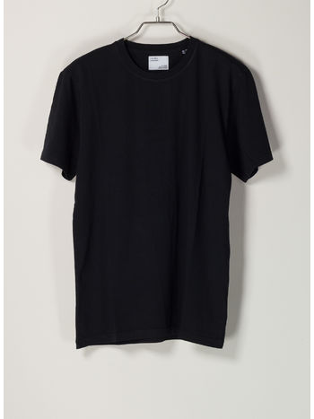 T-SHIRT CLASSIC ORGANIC TEE, DEEPBLACK, small