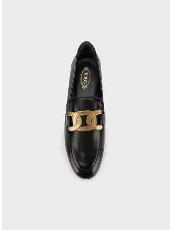 MOCASSINO KATE IN PELLE, B999 NERO, small