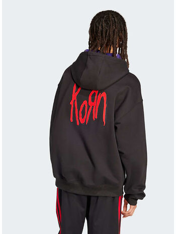 FELPA HOODIE KORN, BLACK, small