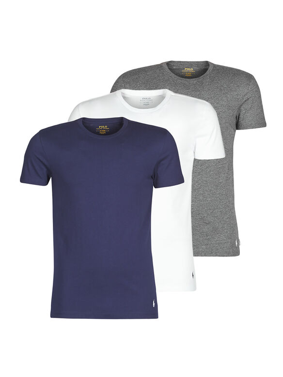 T-SHIRT 3PACK CREW, NAVYCHARCOALWHITE, medium