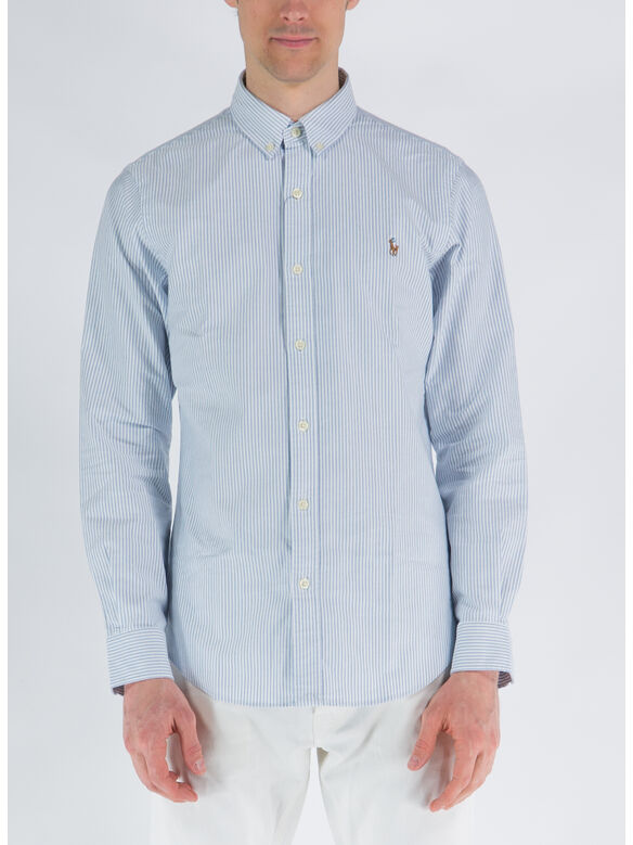CAMICIA A MANICHE LUNGHE, BSR BLUE WHITE, medium