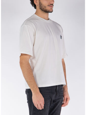 T-SHIRT CON STAMPA, 013 CREAM, small