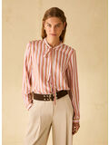 CAMICIA IN TWILL FLUIDO, 005 RIGA ROSA CUOIO, thumb