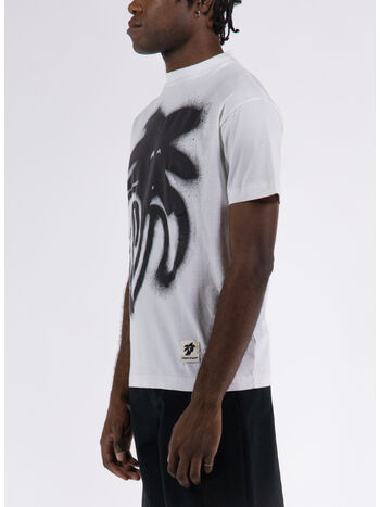 T-SHIRT SPRAY "JIMMY" CLASSIC TEE, 0110 WHITE BLACK, small