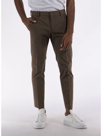 PANTALONE SLIM, 0160 MARRONE MEDIO, small