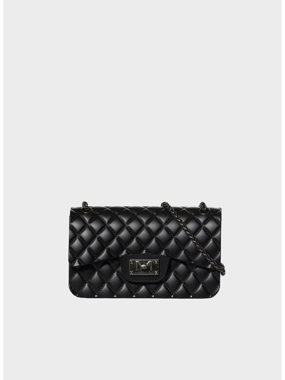 BORSA FLAT FALCON, BLACK / METEORITE, medium