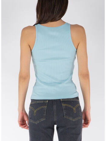 TOP IN VISCOSA CON PATCH LOGO, A0332, small