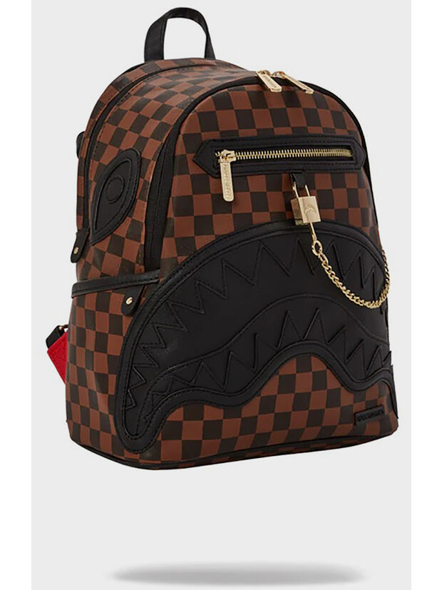 SPRAYGROUND ZAINO HENNY SIP LOCK SAVAGE Beige, Marrone, Multicolor