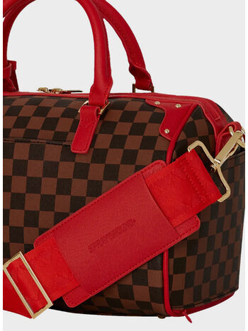BORSA DUFFLE RED SHARKS IN PARIS BOX MINI, SHARKS IN PARIS, small