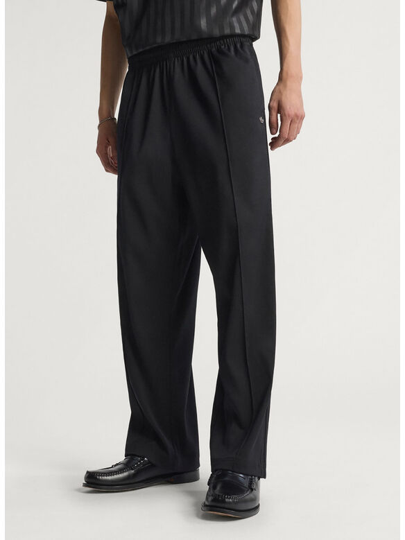 PANTALONE SPORTIVO PREMIUM BAGGY, BLACK/BLACK, medium