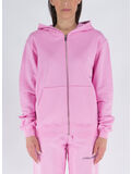 FELPA CON CAPPUCCIO, ROSA BONBON, thumb